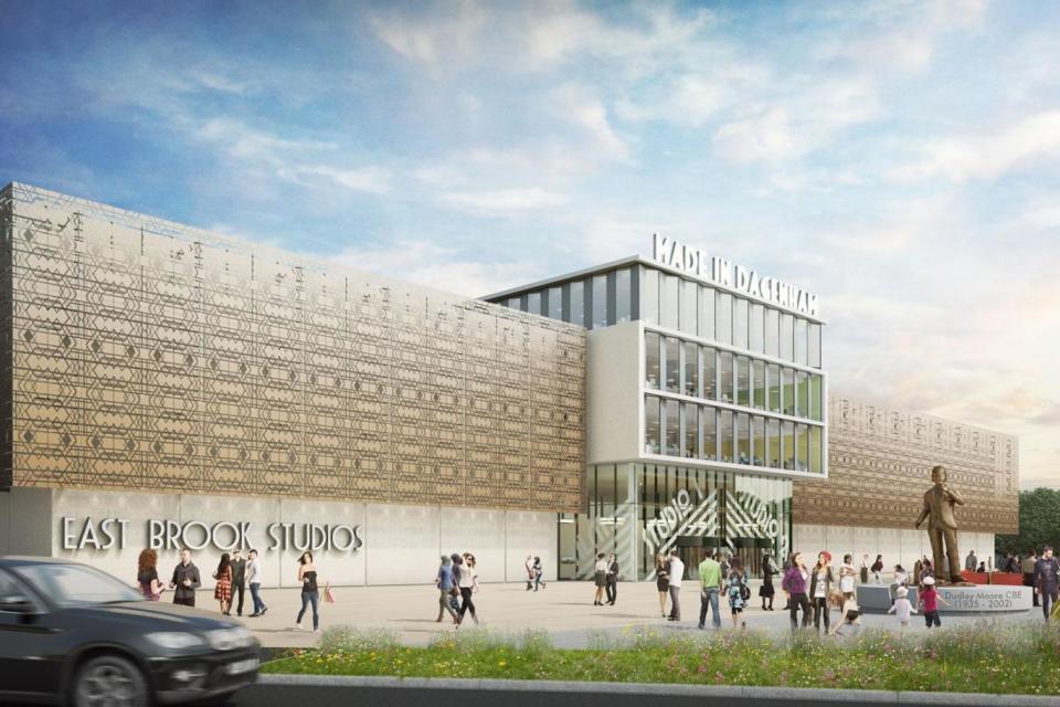 The data centres will be built yards from the site earmarked for London's largest film studios