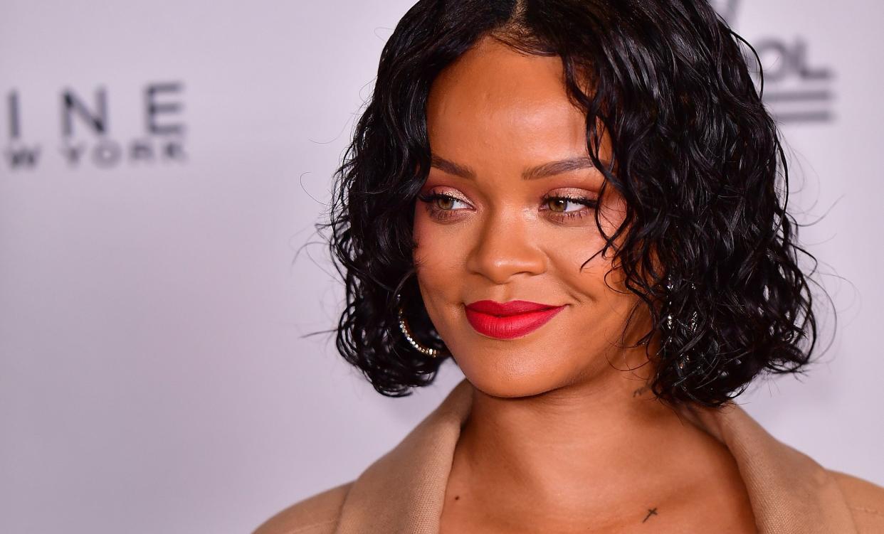 Rihanna's much-anticipated cosmetics line, <a href="https://www.fentybeauty.com/" target="_blank">Fenty Beauty</a>, will be on sale at <a href="https://www.sephora.com/" target="_blank">Sephora</a> and <a href="http://www.harveynichols.com/" target="_blank">Harvey Nichols</a> this Friday.&nbsp; (Photo: James Devaney via Getty Images)