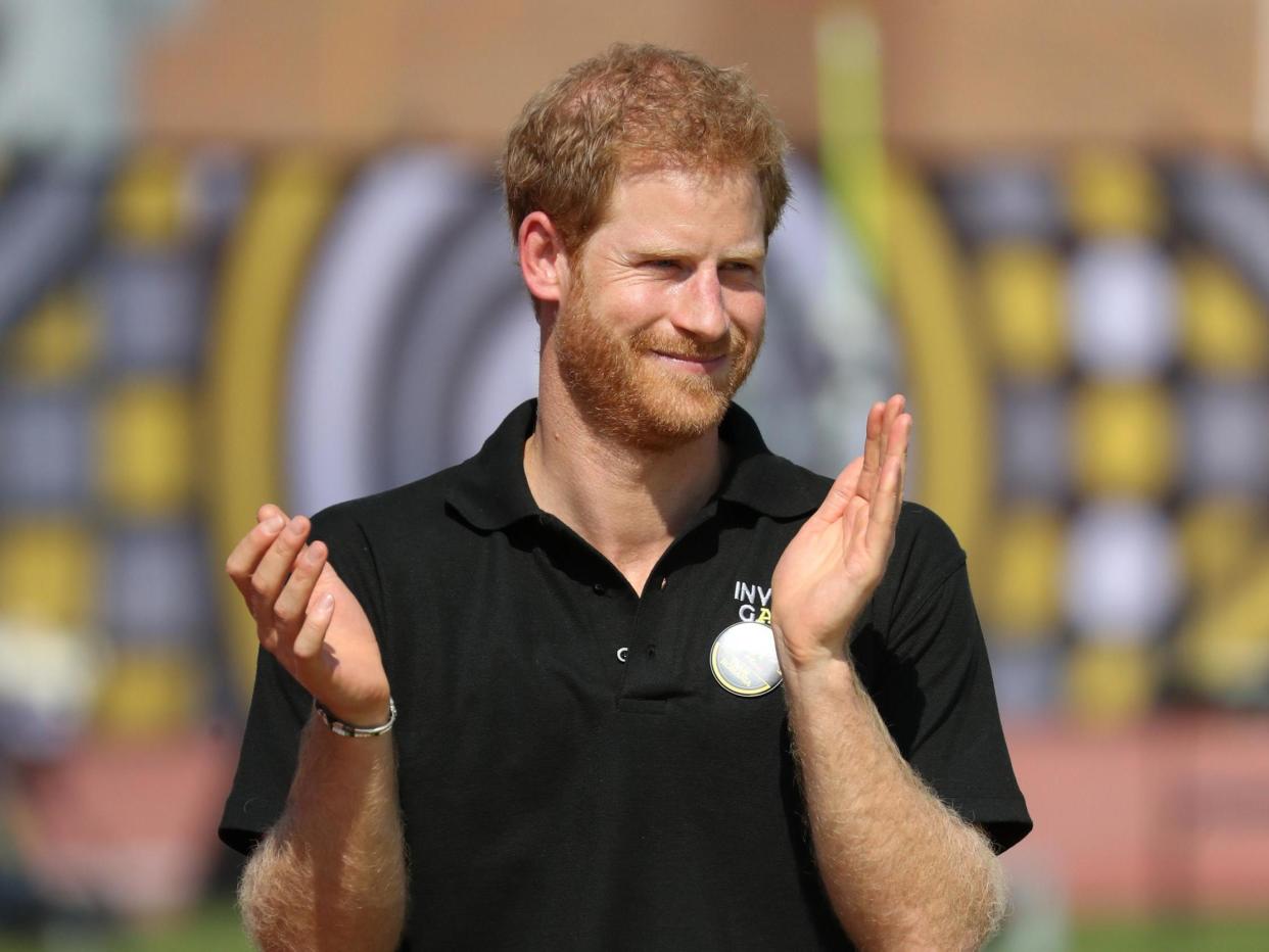 Prince Harry at the 2017 Invictus Games in Toronto, Canada: Chris Jackson/Getty Images