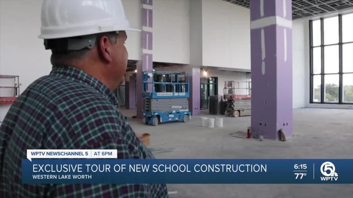 Inside look at construction of Palm Beach County's newest high school