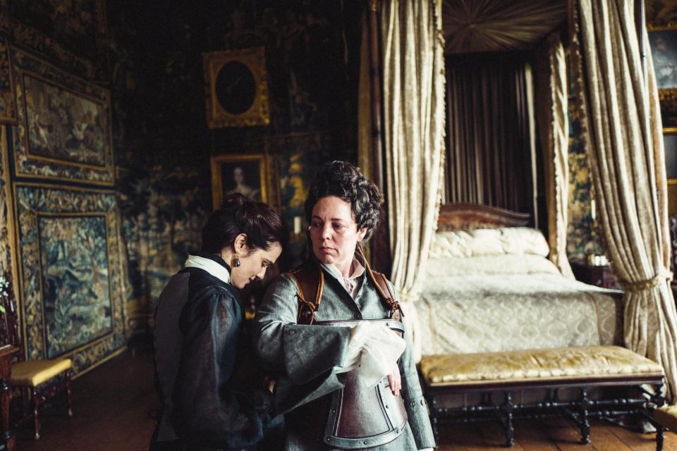 Rachel Weisz and Olivia Colman in The FavouriteAP