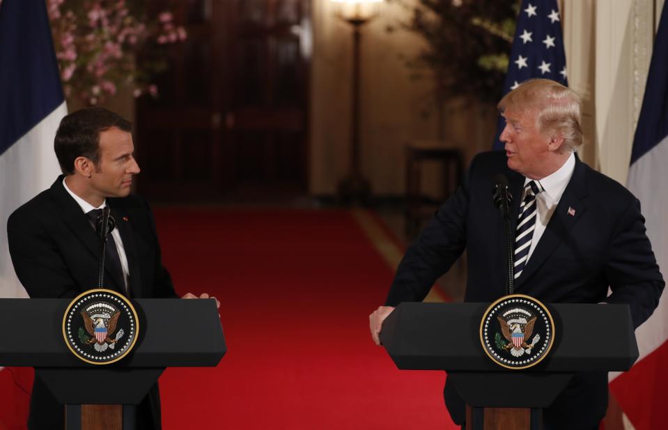 French President Macron visits Trump in 3-day trip to Washington