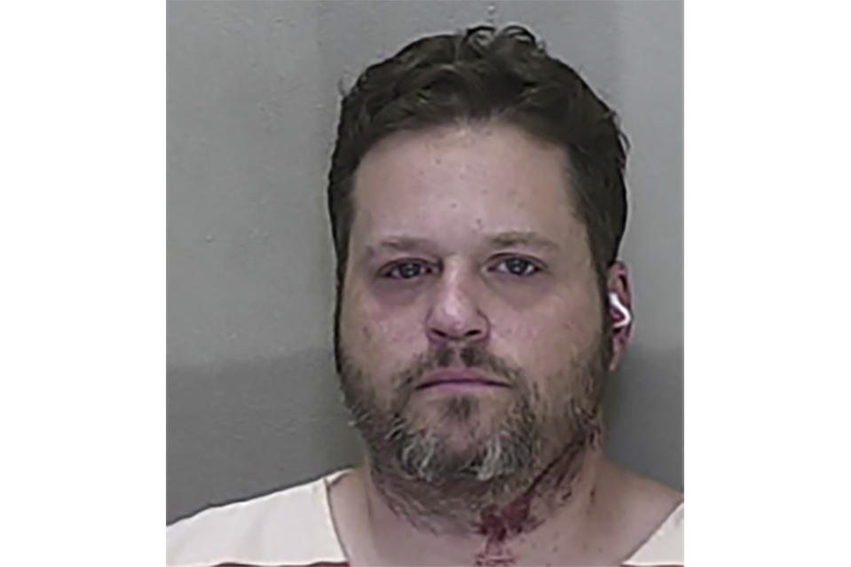 This photo provided by Marion County Jail shows Bryan Howard. The Florida Highway Patrol arrested Howard, the driver of a pickup truck that crashed into the farmworker bus on Tuesday, May 14, 2024. (Marion County Jail via AP)
