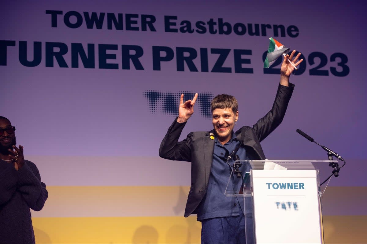 Jesse Darling wins the Turner Prize 2023 (PA)