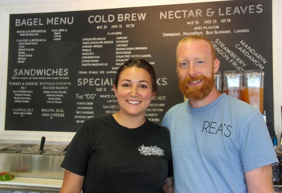 Laura and Kyle Finn own Rea's, a fixture of the Ocean Grove neighborhood in Swansea at 531 Wilbur Ave.