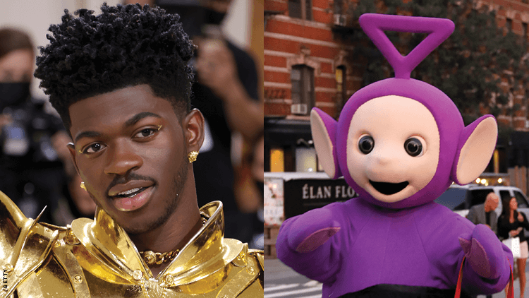 Lil Nas X and Tinky Winky