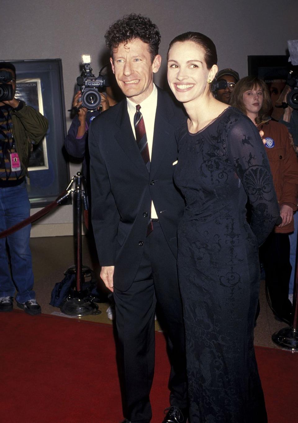 Julia Roberts and Lyle Lovett