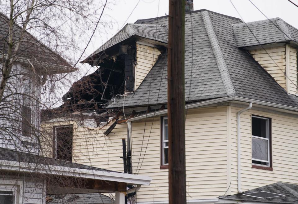 The fire broke out around 8 a.m. Friday morning at 332 Emerson Ave. in Plainfield.