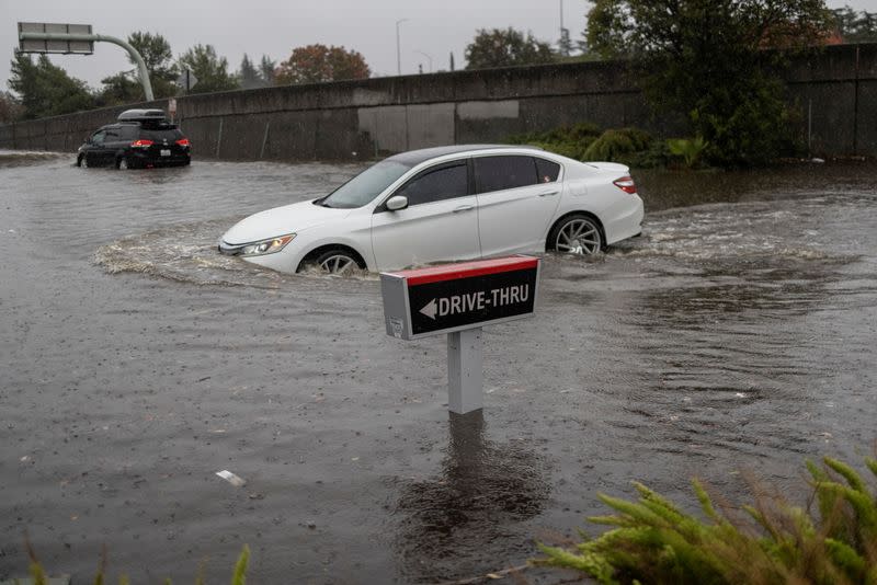 Powerful storm drenches California