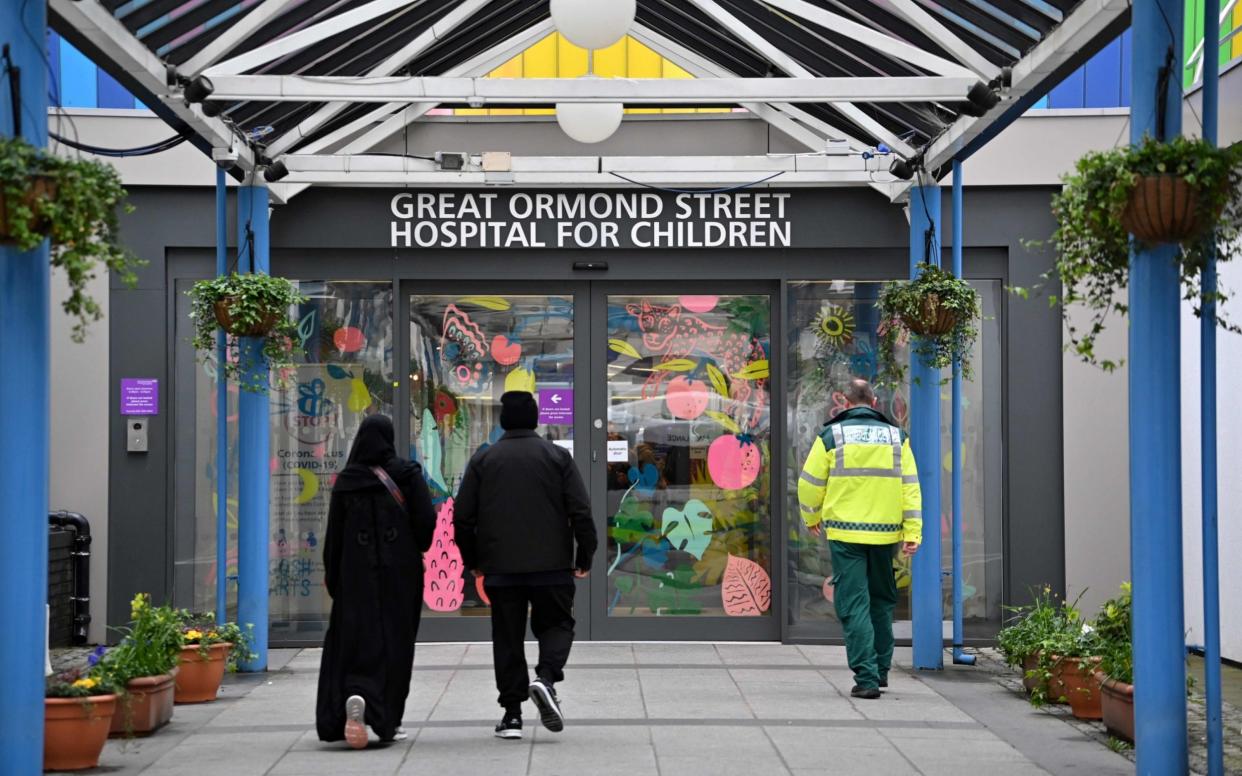 Great Ormond Street Hospital in London - Justin Tallis/AFP