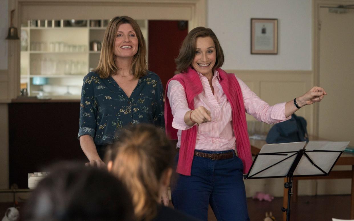 Sharon Horgan and Kristin Scott Thomas prepare to elicit tears in Military Wives - Aimee Spinks