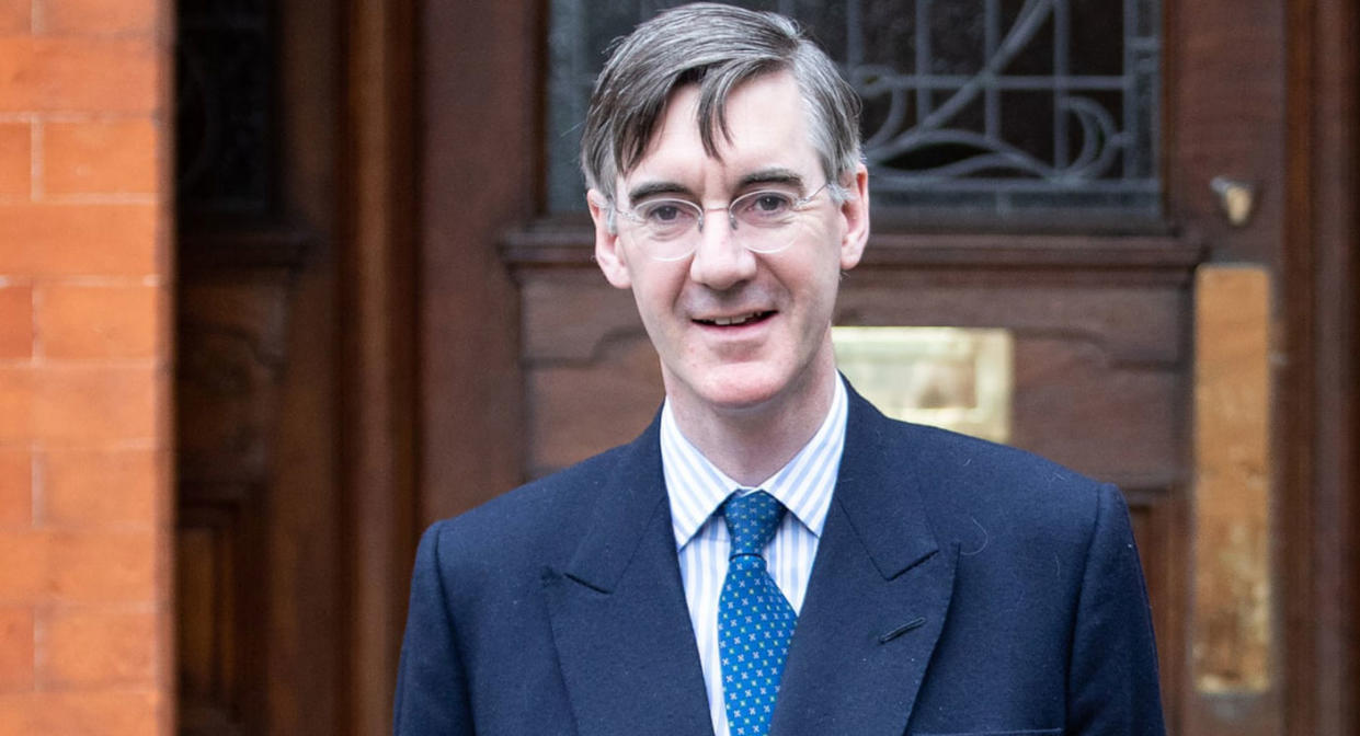 Jacob Rees-Mogg: ‘If we take this deal we are legally out of the European Union.’ Photograph: Luke Dray/Getty Images