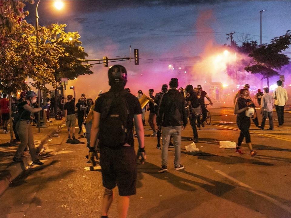 minneapolis george floyd protests fire