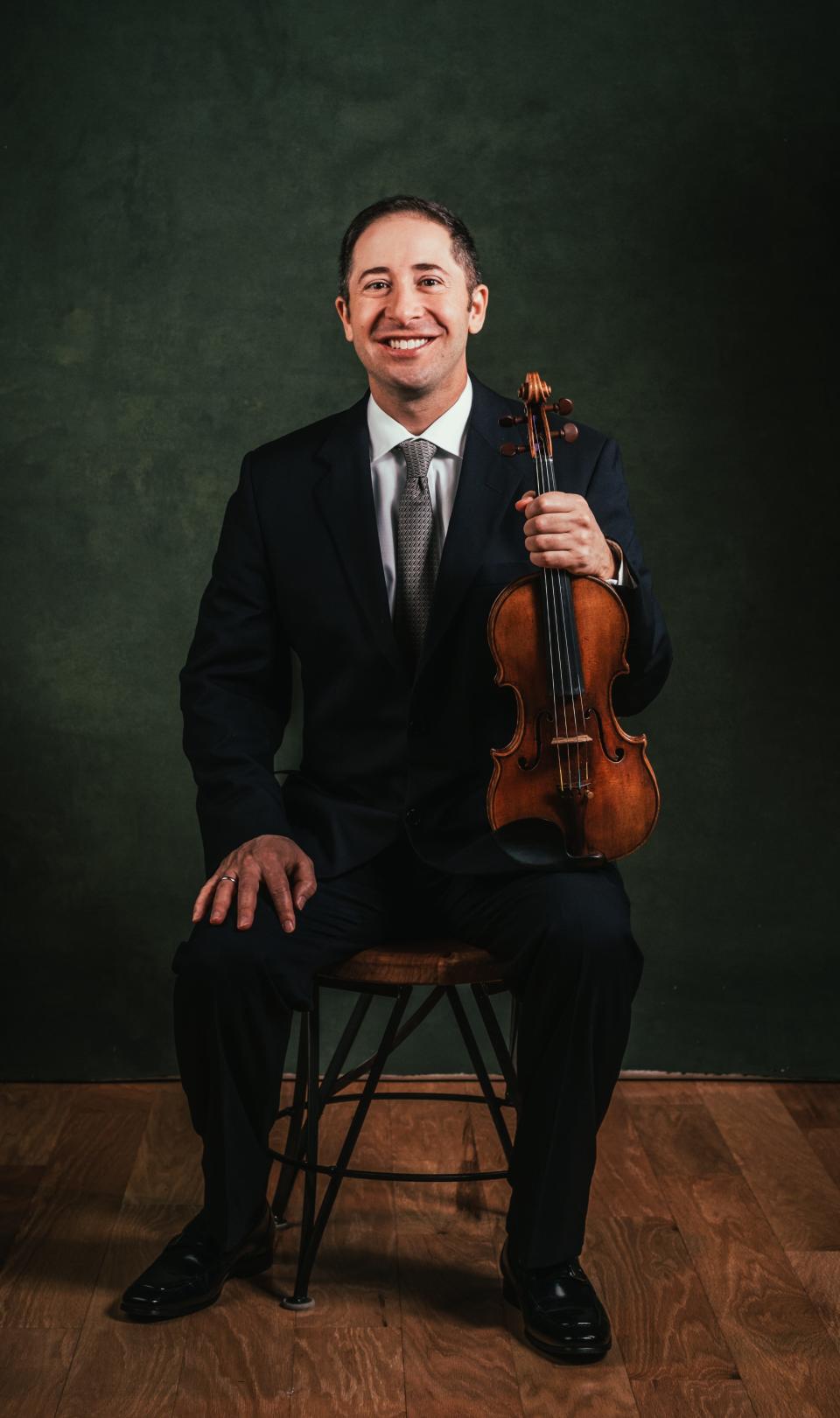 Daniel Jordan, concertmaster of the Sarasota Orchestra, serves as director of artist programs for Artist Series Concerts of Sarasota, for which he planned the 2022-23 season.