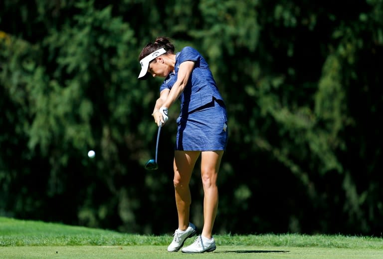 Georgia Hall, who won her first major title at last month's Women's British Open, was unable to hold onto her lead to finish second at the Portland Classic