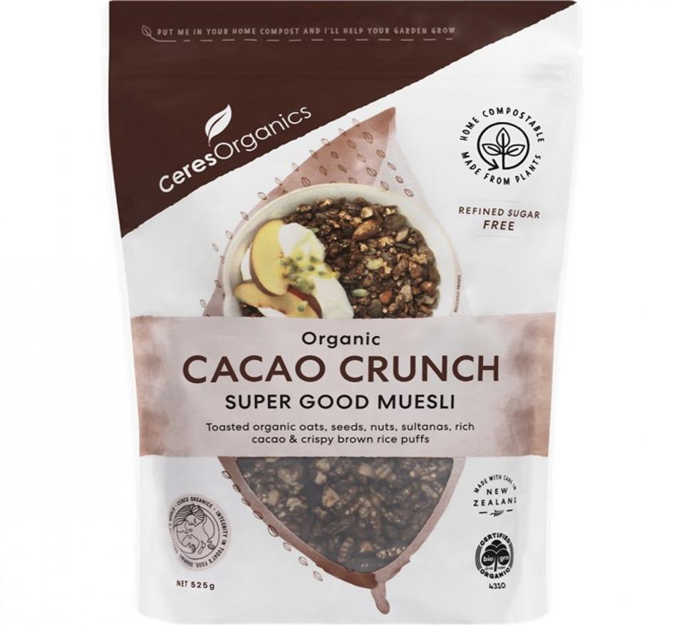 Ceres Organics Super Good Muesli Cacao Crunch.
