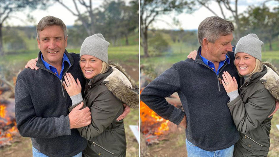 Sunrise's Samantha Armytage and fiancé Richard Lavender