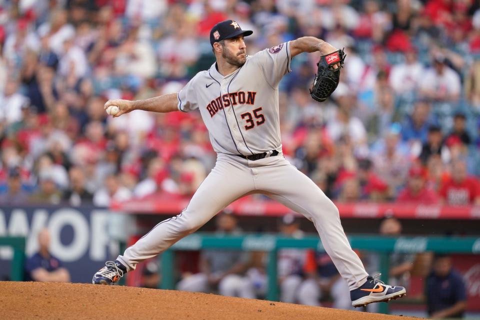 Justin Verlander, with an eye on 300 wins, has 226 at age 39.