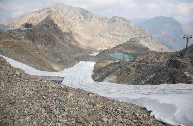 Climate change in the Swiss Alps