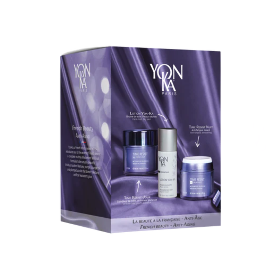 <p><a href="https://us.yonka.com/collections/2023-french-beauty-holiday-sets/products/french-beauty-anti-aging-holiday-set" rel="nofollow noopener" target="_blank" data-ylk="slk:Shop Now;elm:context_link;itc:0;sec:content-canvas" class="link ">Shop Now</a></p><p>Anti-Aging Holiday Set</p><p>yonka.com</p><p>$245.00</p>