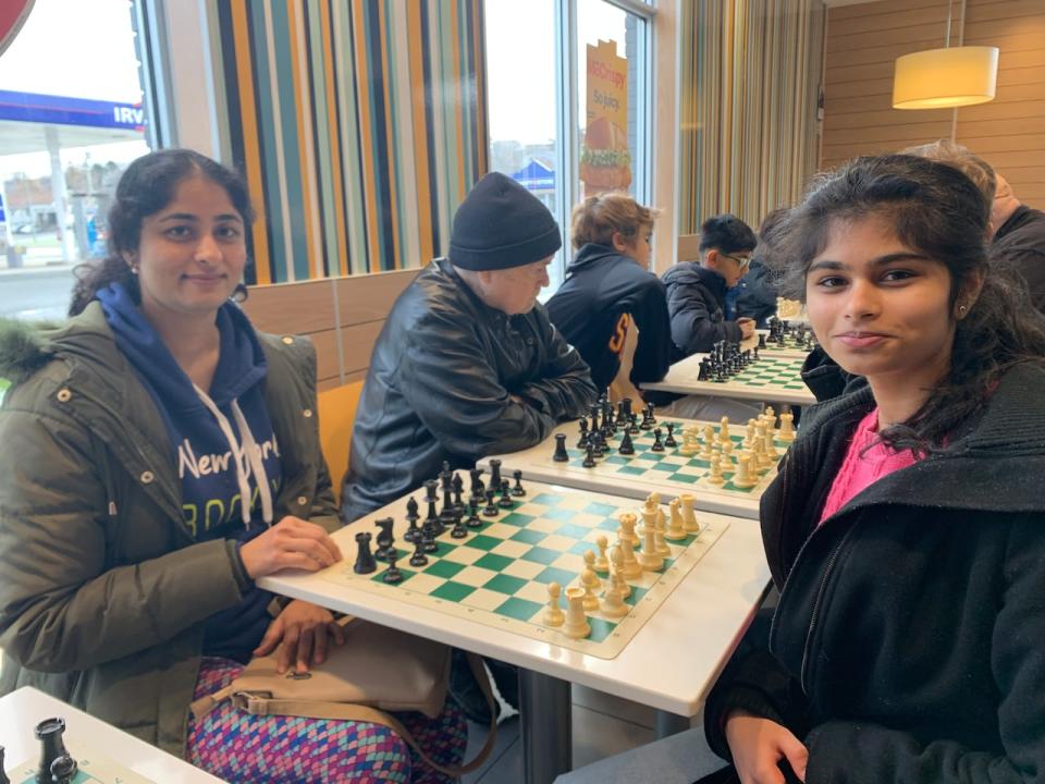 Samadha Chauhan has played chess since she was a kid - and now she's teacher her kids. She says they will come to McDonald's every week for the game. 
