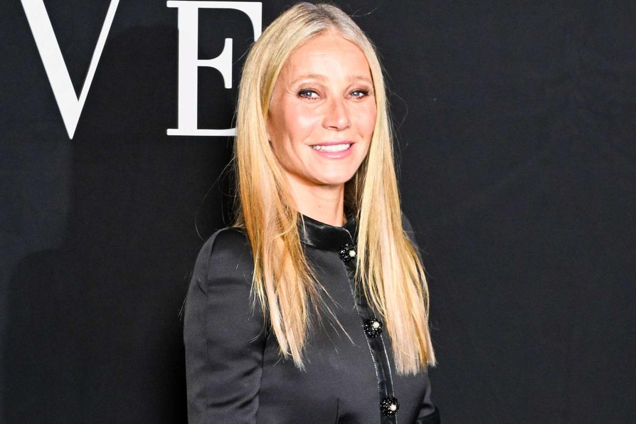 <p>Stephane Cardinale - Corbis/Corbis via Getty</p> Gwyneth Paltrow attends Paris Fashion Week on January 23, 2024