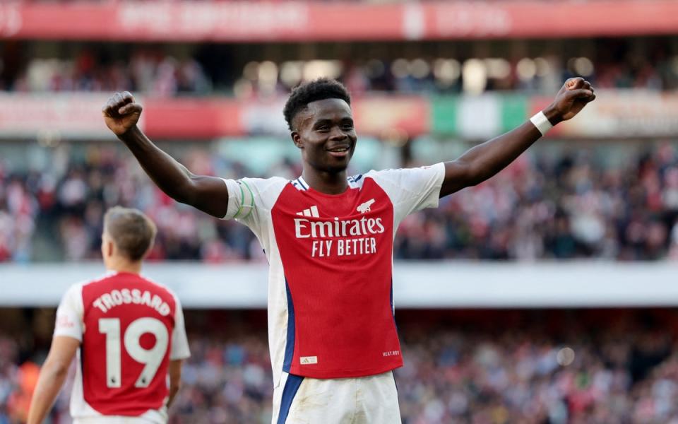 Man of the match: Bukayo Saka (Action Images via Reuters)