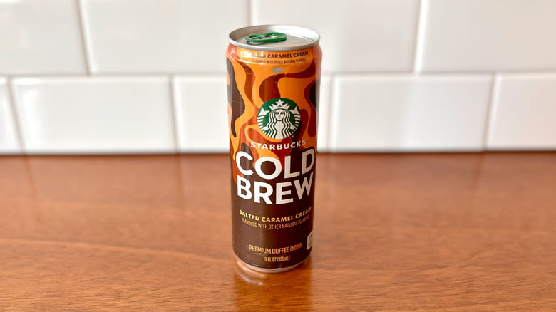 Starbucks Salted Caramel Cream cold brew can