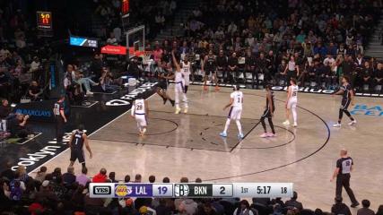 Dennis Smith Jr. with a 2 Pt vs. Los Angeles Lakers