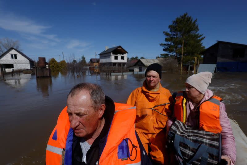 Flooding in Orenburg region