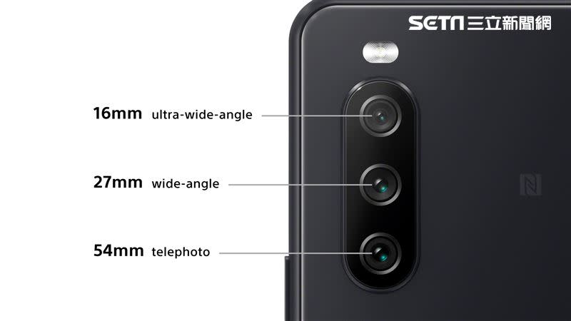  搭載三鏡頭可滿足各種日常生活中拍照需求。（圖／Sony提供）