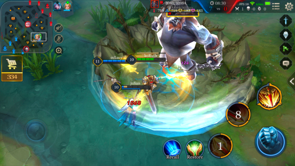 Arena of Valor in action.