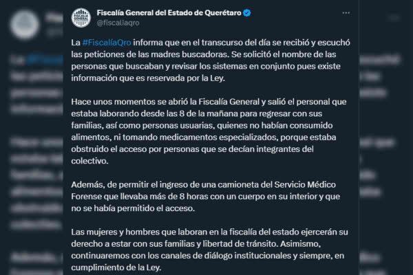 fiscalía Querétaro familiares desaparecidos