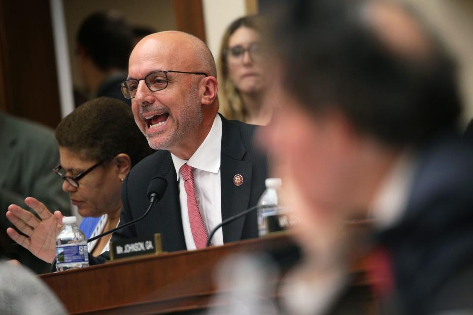 Rep. Ted Deutch, D-Fla., speaks during a hearing before the House Judiciary Committee in the Rayburn House Office Building on Capitol Hill on Feb. 08, 2019 in Washington, DC.