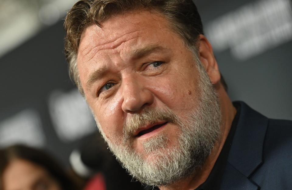 New Zealand actor Russell Crowe attends the Showtime limited series premiere of 