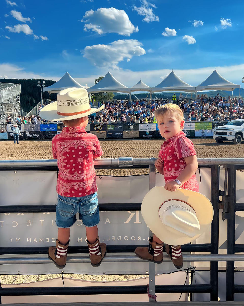 Bode Miller and Morgan Beck Bring Twins to the Rodeo After Carbon ...