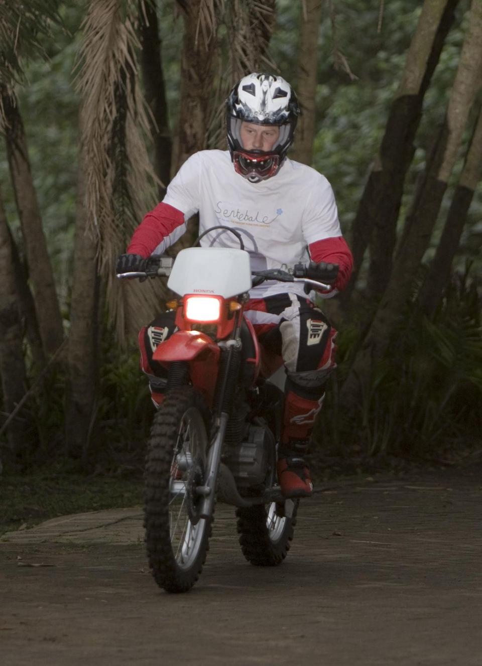 When He Rode a Motorcycle