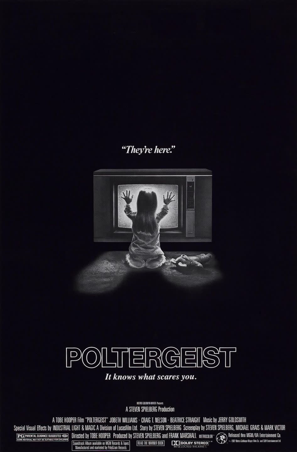 <p>What better way to get into the Halloween spirit than watching this classic ‘80s horror flick? In case you’ve never seen it, <em>Poltergeist</em> is all about a young family whose home is visited by ghosts. They seem friendly enough at first, but let’s just say…they don’t stay that way.</p><p><a class="link " href="https://www.netflix.com/watch/864808?trackId=13752289&tctx=0%2C0%2C5479c71414e783106a9921d77220e81b2eff9798%3A42ca539f0e1c1ea80b2a89731373a81c497c2d83%2C5479c71414e783106a9921d77220e81b2eff9798%3A42ca539f0e1c1ea80b2a89731373a81c497c2d83%2C%2C" rel="nofollow noopener" target="_blank" data-ylk="slk:Watch Now;elm:context_link;itc:0;sec:content-canvas">Watch Now</a></p>