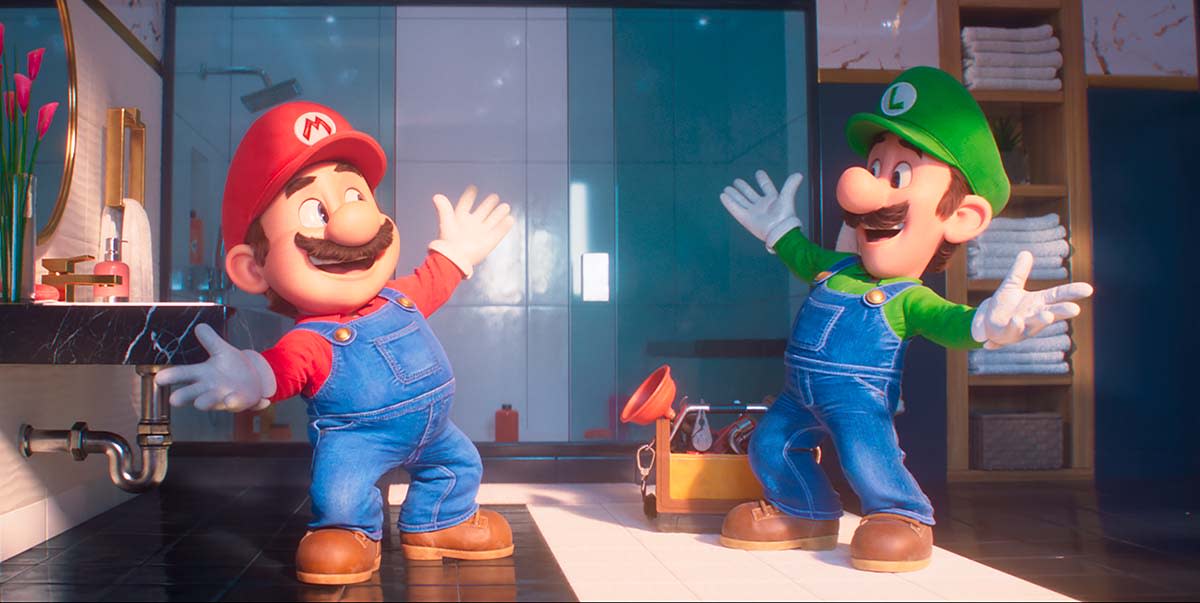 Mario y Luigi en 'Super Mario Bros: La película' (Foto: © 2023 Nintendo and Universal Studios)