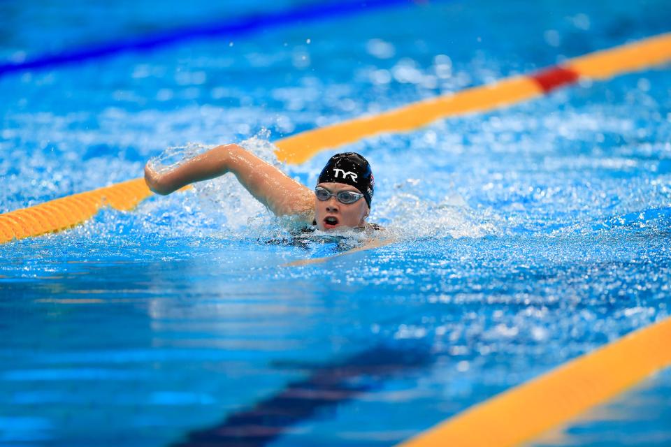 Brock Whiston beat Paralympic legend Jess Long to win world gold in London - and smashed her world record (Photo: British Swimming)