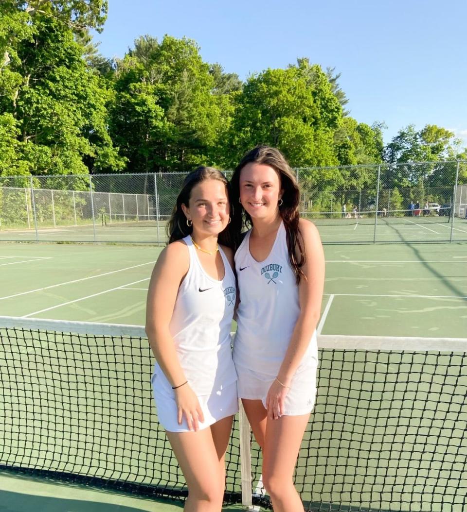 Agnes Buell and Taylor Florek of Duxbury High have been named to The Patriot Ledger/Enterprise Girls Tennis All-Scholastic Team.