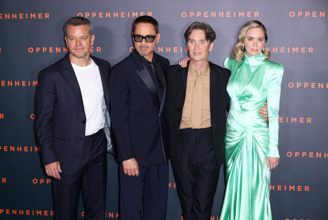 Oppenheimer' stars Matt Damon, Emily Blunt on being neighbors and the one  thing they'll never do together