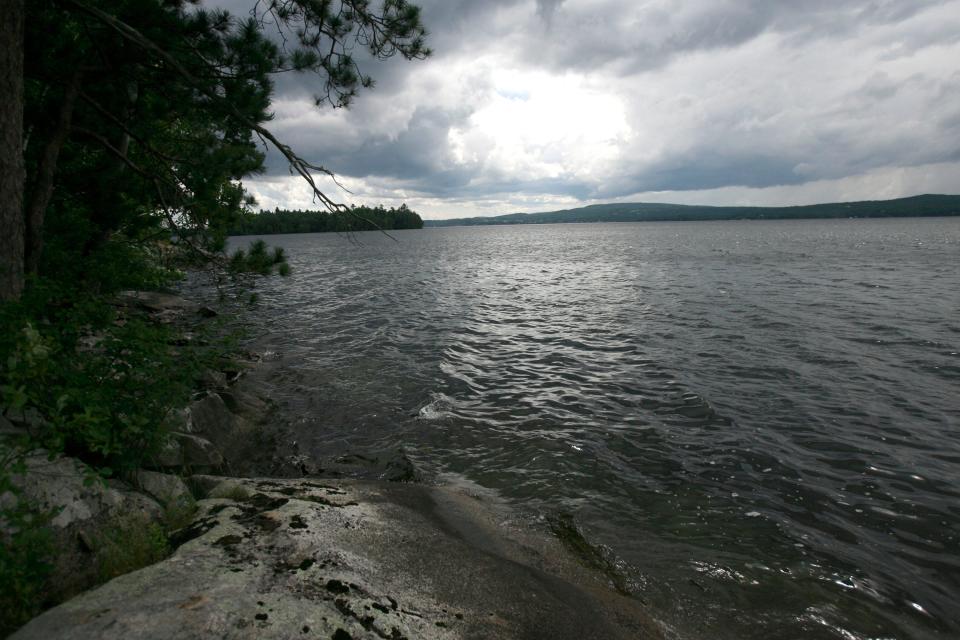 Lake Memphremagog is seen in this file photo from 2010 from the shore of Eagle Point in Derby, Vt. A vehicle carrying a family of four recently fell through the frozen lake, leaving a 3-year-old boy hospitalized.