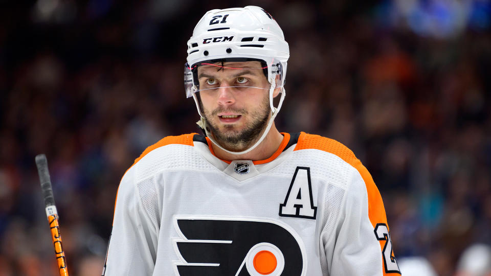 Scott Laughton wants to use Pride Tape despite the NHL banning it. (Photo by Derek Cain/Getty Images)