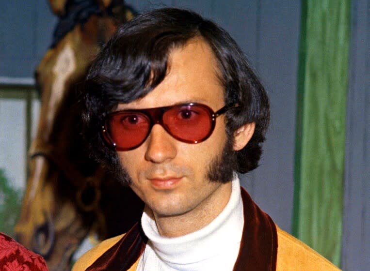 Mike Nesmith of The Monkees appears at a press conference at Warwick Hotel in New York on July 6, 1967.