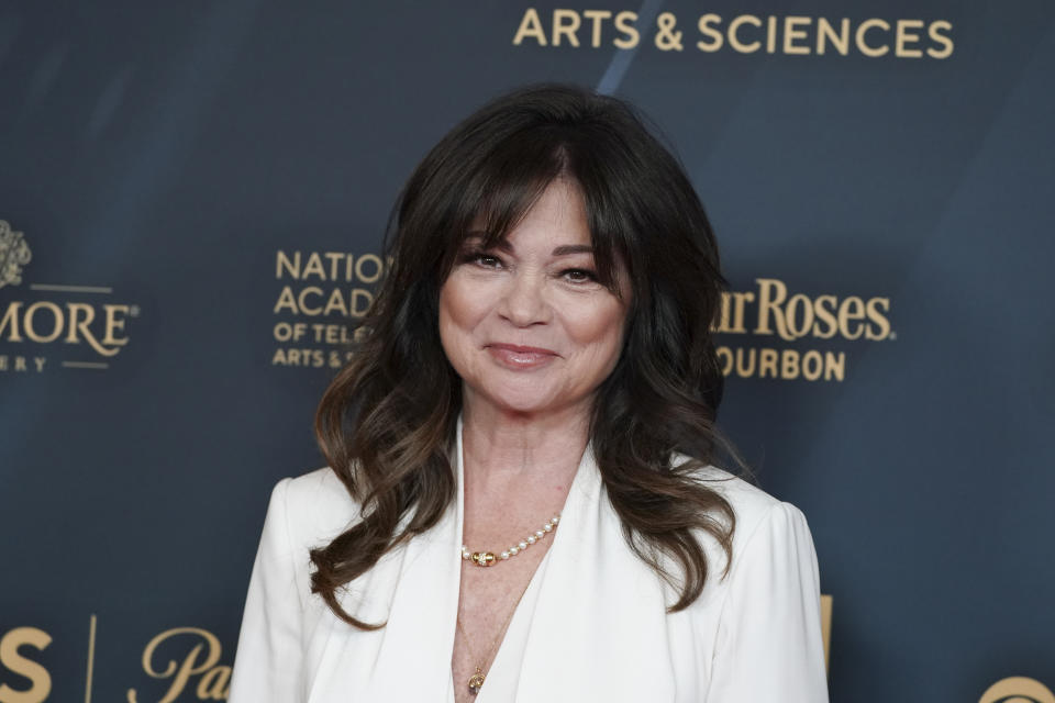 Valerie Bertinelli arrives at the 51st Daytime Emmy Awards on Friday, June 7, 2024, at the Westin Bonaventure in Los Angeles. (Photo by Jordan Strauss/Invision/AP)