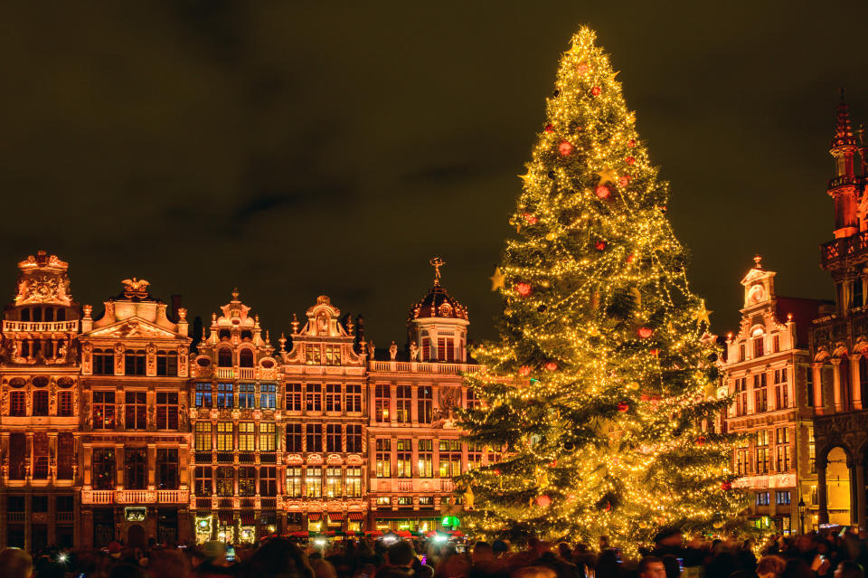 La Grand-Place de Bruxelles à Noël