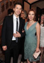 <b>Scarlett Johansson and her brother</b><br>"The Avengers" star has a twin brother, Hunter, who is also an actor.