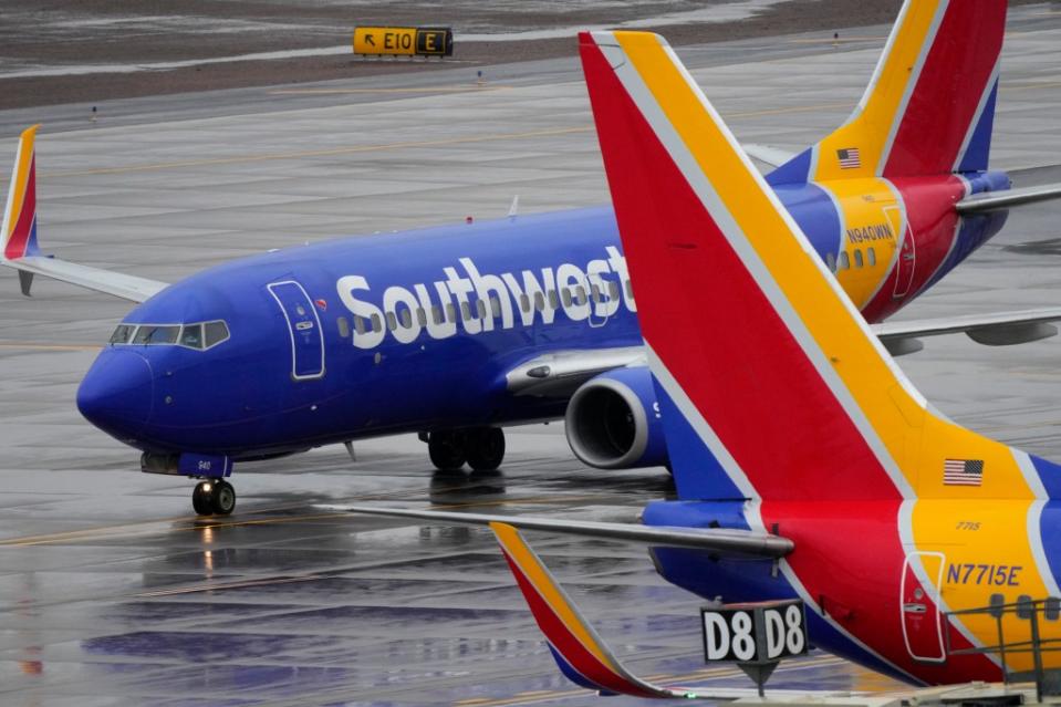Boeing’s issues are also having an impact on Southwest Airlines. AP