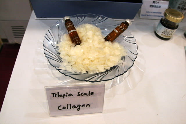 The Taiwanese also brought in health supplements like collagen derived from tilapia fish scales.
